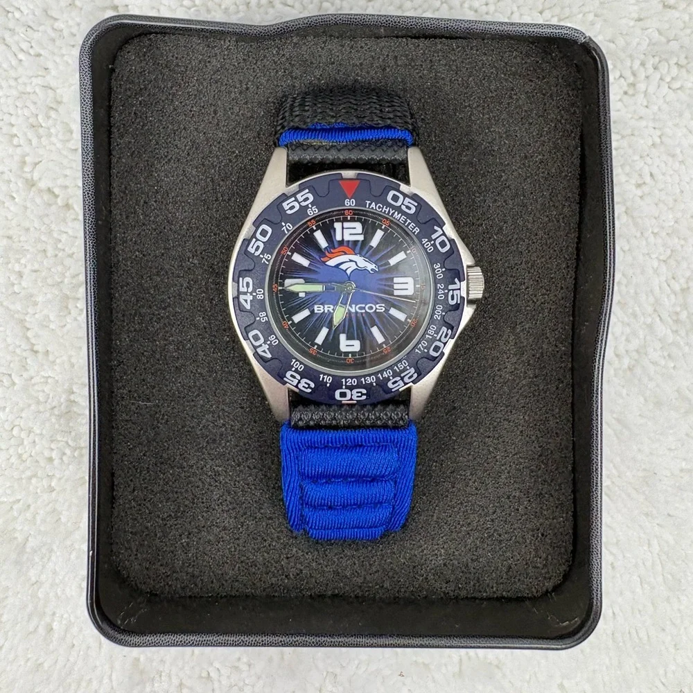 Denver Broncos NFL-Themed Wristwatch Produced by ewatchfactory